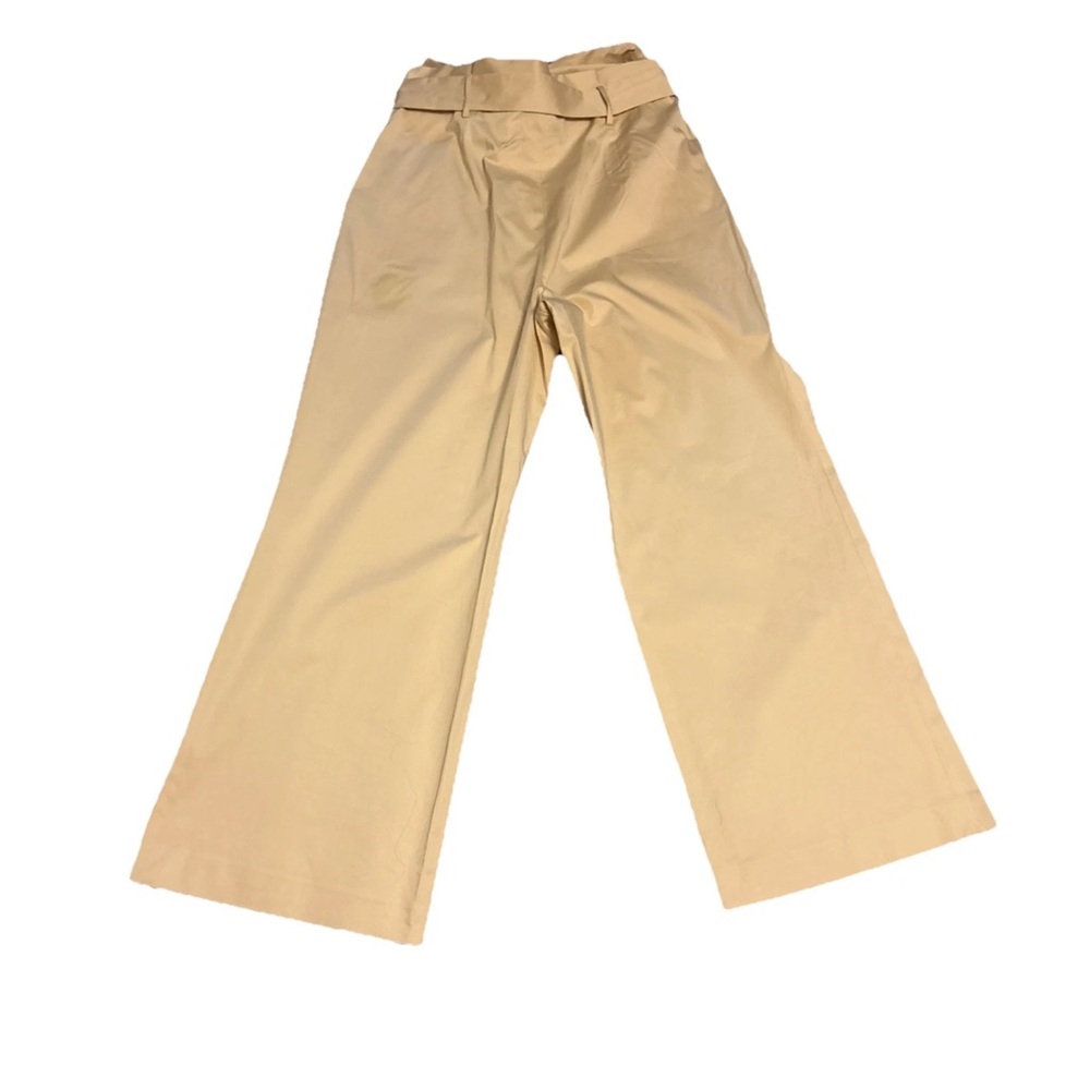 Antonio Melani Womens Sadie Parchment High Waisted WideLeg Button Front Pants 14 - Picture 4 of 12